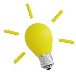 Foco encendido, símbolo de las ideas innovadoras y el aprendizaje brillante que la Academia Pitágoras fomenta en sus alumnos para su éxito en las universidades