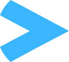 Flecha celeste que señala a la derecha